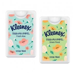 크리넥스 안심 손소독 스프레이 그린플로럴향 (15ml X 6EA)_code2271