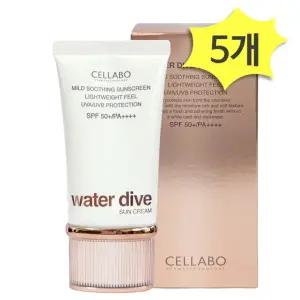 셀라보 워터 다이브 선크림 60g x 5개 마무리스킨케어 자외선차단
