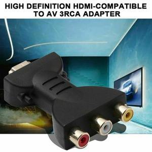 HDMI to RCA 어댑터, RCA 포트 어댑터 케이블 어댑터, 레드 화이트 옐로우, HDMI to AV 컨버터, HD TV 박스