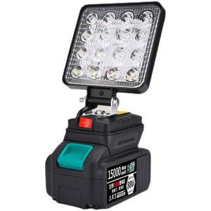 100W 휴대용 서치 LED 갈치채비 작업등 자급제 원형 트럭 써치라이트 대예핀 12V 그라데이션 4인치 집어등