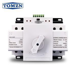 이중 전원 자동 전환 스위치  TOMZN TOQ3-2P/125 PV 도시 전력 발전기  ATS 2P 125A 230V MCB 타입