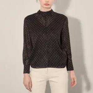 올리비아로렌 / 도트패턴 타이 블라우스 VOCNL4F8311/ 애플아울렛 ( 베이지 블랙 )