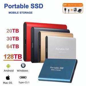 대용량USB 호환 USB메모리 128GB 1TB 2TB 휴대용 SSD 솔리드 스테이트 드라이브 128TB 외장형 하드 USB3.0