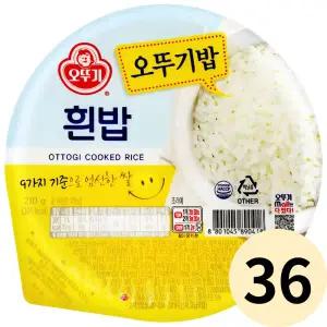 오뚜기밥 햇반 즉석밥 210g36개