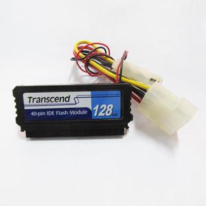 기존 Transcend 전자 하드 디스크 128M 40핀 IDE 플래시 모듈 소프트 라우팅 산업용 메모리