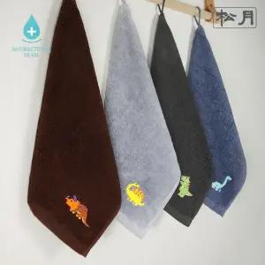 송월 공룡 클린 고리수건 10매 핸드타월 타올고리 주방 어린이집 휴대용 세트 답례품 걸이 형수건 형타올