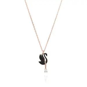 스와로브스키 5678045 Swan 스완 블랙 목걸이
