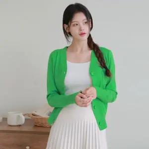 [르포엠]아이사 브이넥 니트 가디건 3종세트