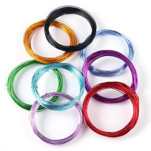 쥬얼리 제작 액세서리용 알루미늄 공예 와이어 금속 코드 스트링 로프 0.6mm 1.0mm 2mm