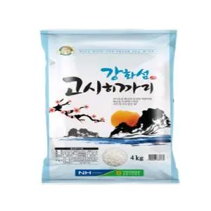 농협 강화섬쌀 고시히카리 백미 상등급 4kg 2개