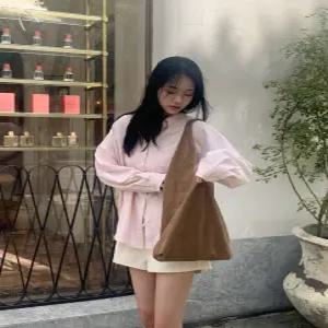 메이비 워싱 셔츠 / 루즈핏셔츠