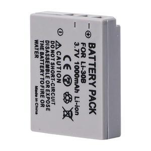 올림푸스 스타일러스 버브 디지털 S μ-미니 디지털 S 디지털 카메라용 1000mAh Li-30B 배터리 Li-30B 충전