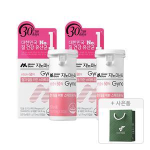 뉴트리 질유산균 마스터바이옴 지노마스터 30일분, 2개 + 증정(쇼핑백, 미니, 1개)
