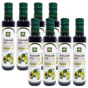 [오리지널픽_행복팩토리] 최상급 100% 엑스트라버진 아보카도오일 250ml x 8병