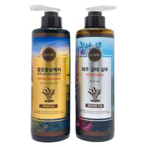 제주 감태 샴푸 트리트먼트 선물세트 식약처 기능성 탈모증상 완화 식물성