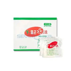 대산 Y멸균거즈 5cmX5cmX8p 2매 30포 감마선 거즈 개별 포장