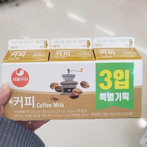 서울 커피우유 200ml x 3 x 3개