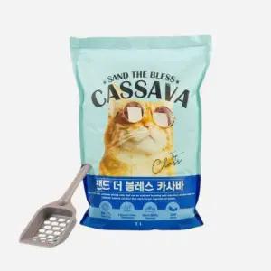 [3개세트] 샌드더블레스 카사바 7L 고양이 모래