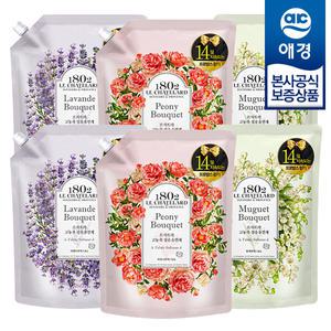 [애경] 르샤트라 섬유유연제 리필 1.6L x6개