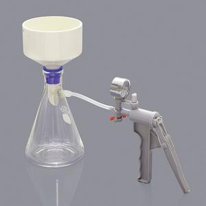 흡 인여과(감압여과)장치 흡인병500ml+흡인깔대기 90mm