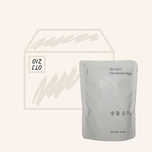 생활공작소 손세정제 리필 풍성한 거품으로 깨끗하게 핸드워시 400ml 6입