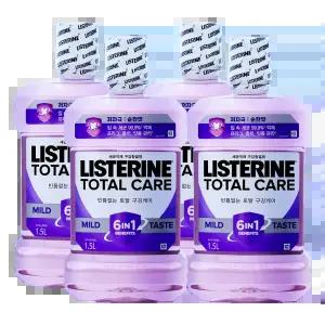리스테린 토탈케어 마일드 1.5L 4개