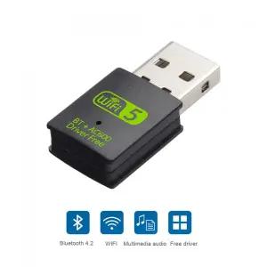 600Mbps WIFI USB Bluetooth 호환 어댑터 드라이버 무료 BT wifi 동글 듀얼 밴드 LAN 이더넷 네트워크 카드