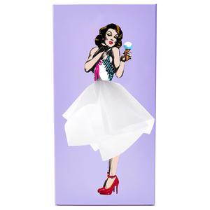 라인스미스 집들이선물 팝아트 티슈케이스 LS07, 퍼플, 1개