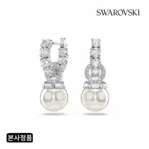 [/본사정품] Matrix 크리스털 펄 드롭 귀걸이 5691716