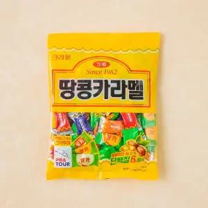 크라운 땅콩카라멜 324g