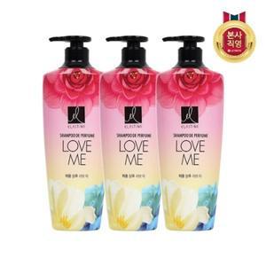 [엘라스틴] 퍼퓸 러브미 샴푸 600ml x 3개