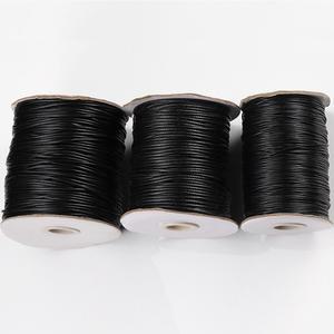반지만들기 10 야드 1mm 5mm 0mm 블랙 가죽 코드 코팅 코튼 스레드 문자열 목걸이 팔찌 쥬얼리에 대한 로프 DIY 만들기