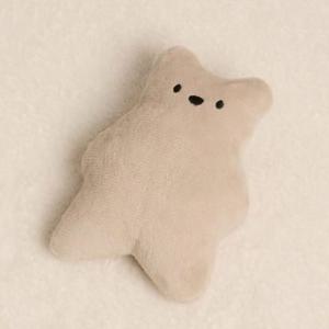 뮤트 곰돌이 애착인형 밀크그레이 S 강아지장난감
