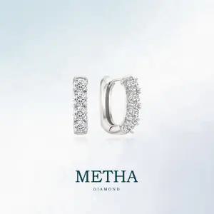 메타다이아몬드실버925 모이사나이트 이터니티 귀걸이 1종 (총 2.4ct)
