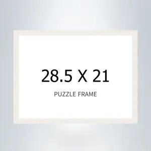 150P(28.5cm*21cm) 퍼즐전용 슬림액자 wood 화이트