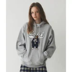 후아유 WHO.A.U 셀럽픽 Steve Boucle Patch Hoodie(Brushed) WHMHE4V21U 72432