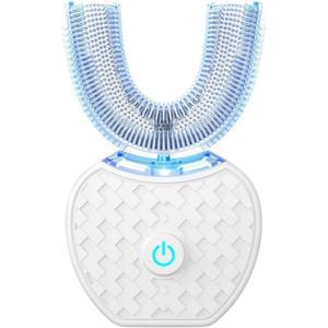 v white 초음파 U자형 전동 어른용 칫솔 미백용