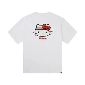 [정품] 윌슨 x 산리오 캐릭터즈 헬로키티 그래픽 티셔츠 화이트 Wilson Sanrio Characters Hello Kitty Gra