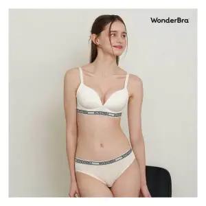 Wonderbra 스포츠 아웃밴드 노와이어 브라팬티 8종세트 블루베이지화이트블랙WBW4M22232425A_T 740155