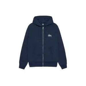 Stussy BASIC STUSSY ZIP HOODIE - Navy