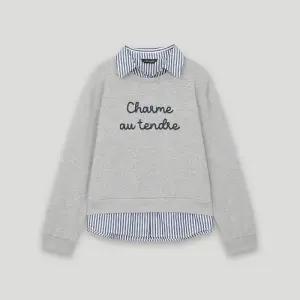 [롯데백화점]코데즈컴바인 셔츠 레이어드 맨투맨  CKC-TS507W8