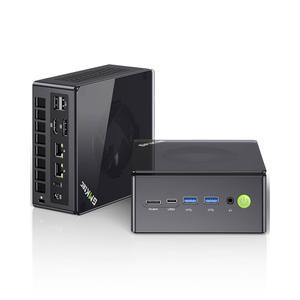 GMKtec 미니 게이밍 PC AMD R7 8845HS (터보 5.1GHz) 32GB DDR5 2TB PCIe 4.0 SSD 데스크톱 컴퓨터 듀얼 NIC LAN 2.5G, WiFi 6, USB3.2, USB-C 4.0, BT5.2, DP, HDMI, 듀얼 팬 K8 Plus