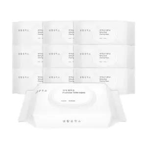 [생활공작소] 베이킹소다 물티슈 (청소용) 70매 x 10개