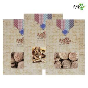 (택1)장흥 건표고버섯180g-220g/슬라이스 동고 흑화고 /선물박스+보자기 추가구매