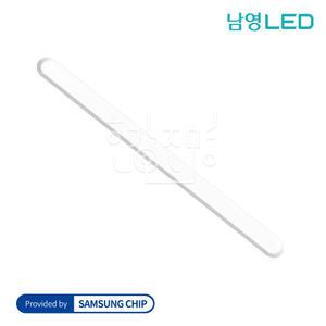 고정형 LED 클릭 일자등기구 44W 복도조명 부엌조명