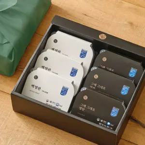 [롯데백화점]오초록 [덕화명란] 명란명장 덕화명란선물세트 4호 (그때그대로3종+백명란3종)