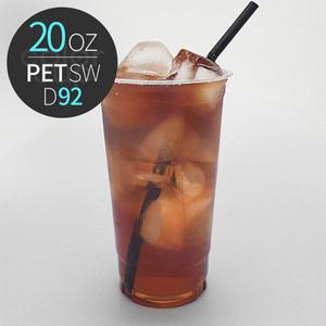[소분] PET 20온스 D92 SW 아이스 음료 투명컵 50개