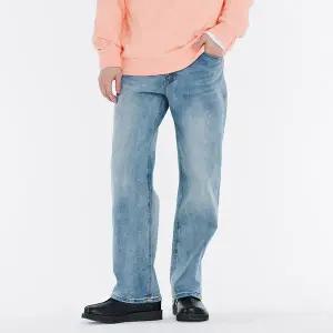 [하프클럽/체이스컬트]남성 L톤 와이드 데님 팬츠-CAPK2332B0D