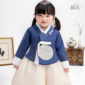 [금동이]AW199 여진청용보 아동한복 여아한복