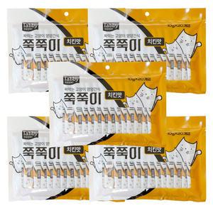 테비 쭉쭉이 치킨맛 10g x 20p x 5개 묶음